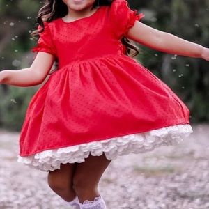 Red dress Like new! Worn for pictures!